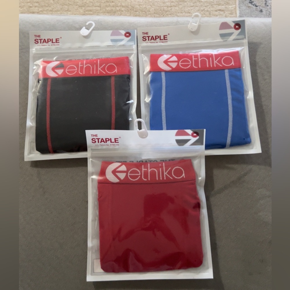 3 pair bundle, Ethika underwear size M